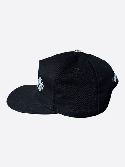 Chrome Hearts Black & White Horseshoe Logo Hat