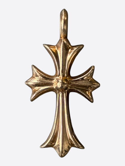 Chrome Hearts 22K Gold & Diamond Cross Pendant