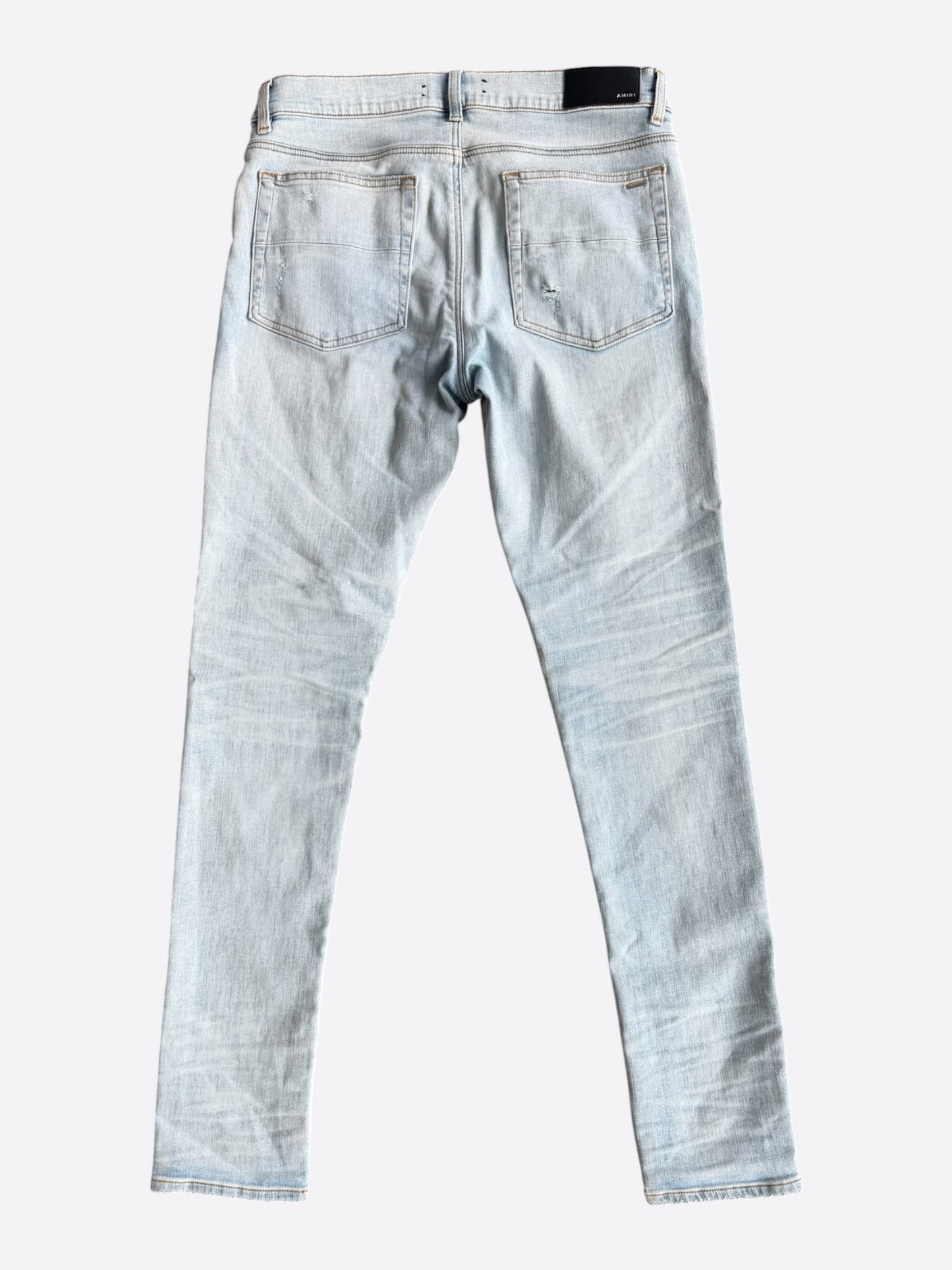 Amiri Light Indigo & Blue Patch MX1 Jeans