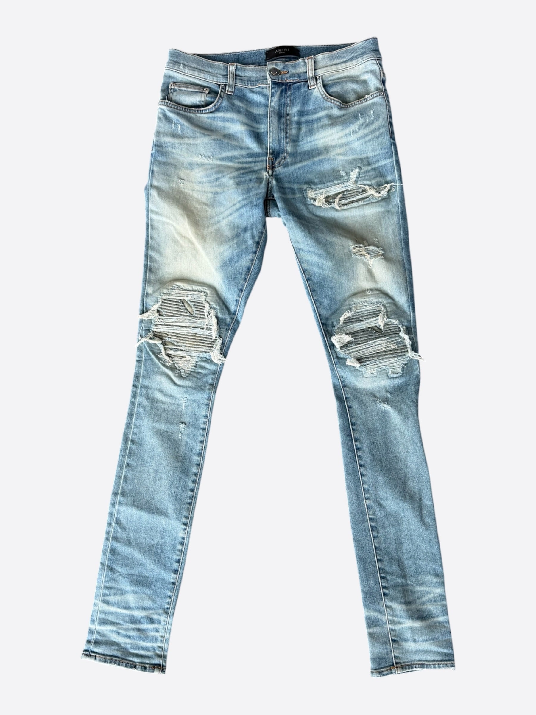 Amiri Clay Indigo Distressed MX1 Jeans – Savonches