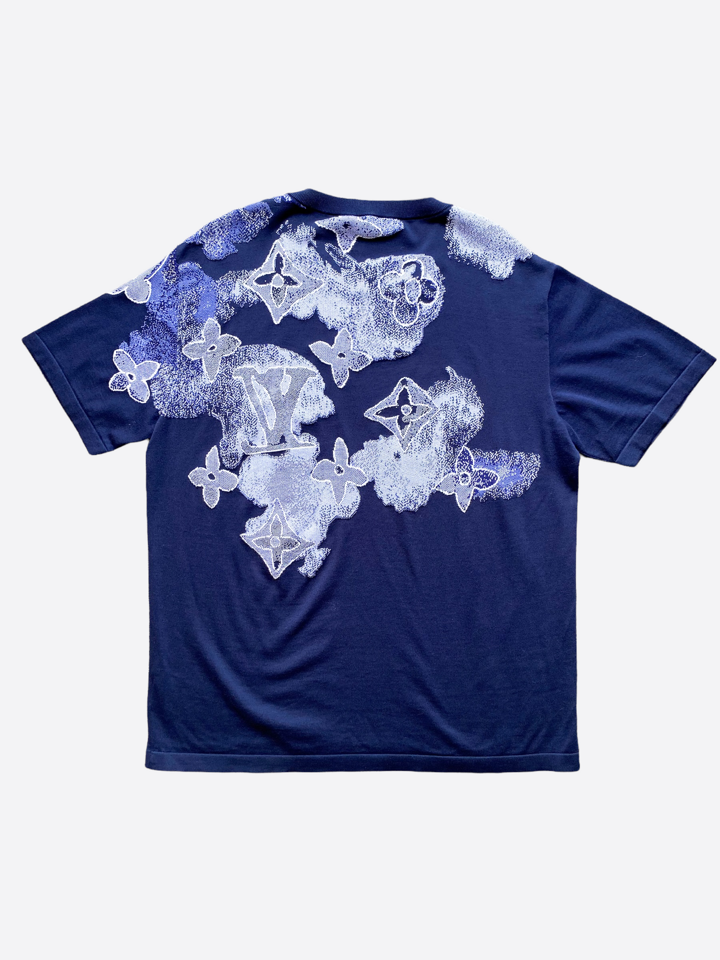 Louis Vuitton blue Monogram Wave T-Shirt