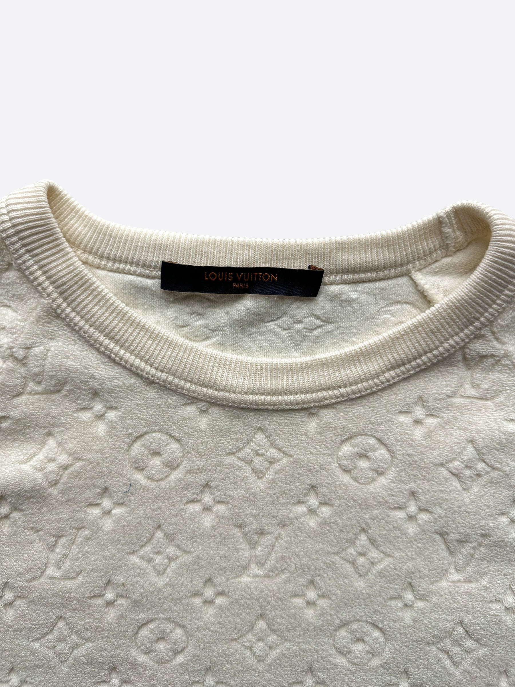 Louis Vuitton White Monogram Towel T-Shirt