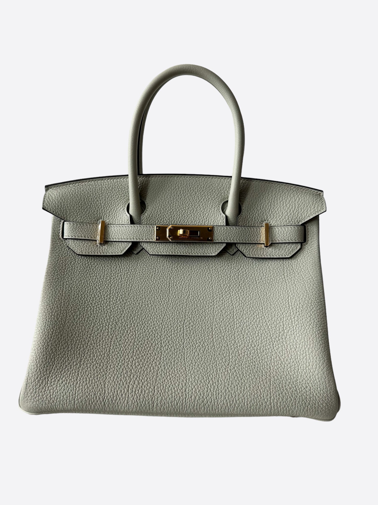 Hermes Birkin 25 Gris Neve Togo Gold Hardware