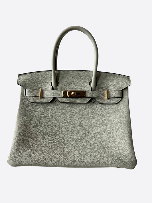 Hermès Gris Neve Togo Birkin 30