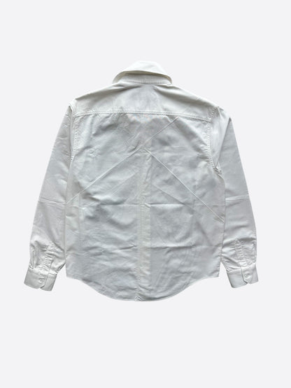 Louis Vuitton White Alien Graphic Button Up Shirt