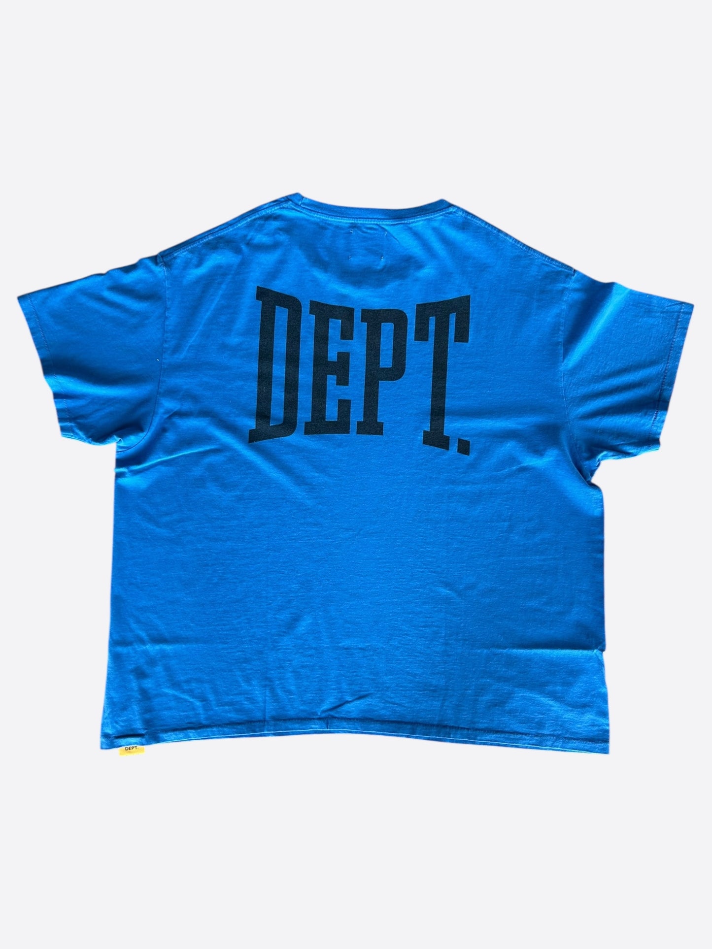 Gallery Dept Blue & Black Dept Logo T-Shirt