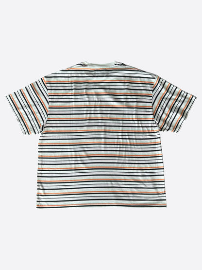 Gallery Dept Multicolor Striped Paint Splatter Logo T-Shirt
