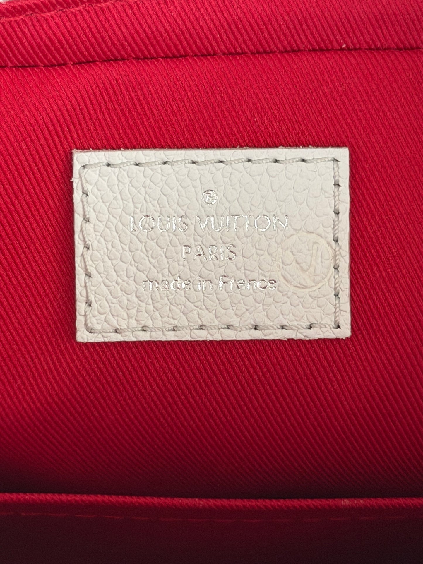 Louis Vuitton White Damier Spray Trio Messenger Bag