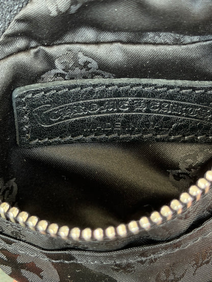Chrome Hearts Black Stencil Nylon Wrist Bag