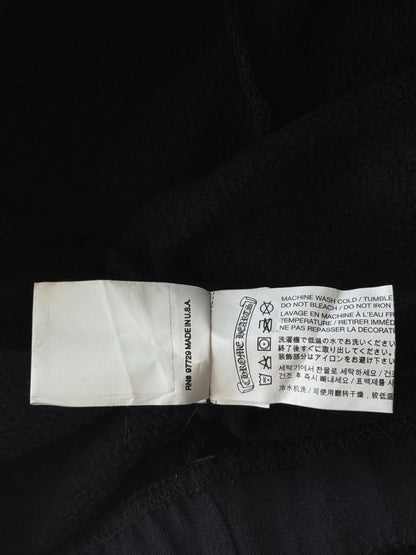 Chrome Hearts Black & White Cross Logo Sweatpants