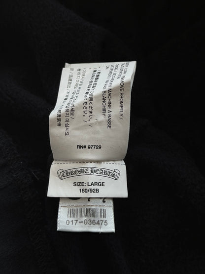 Chrome Hearts Black & White Cross Logo Sweatpants