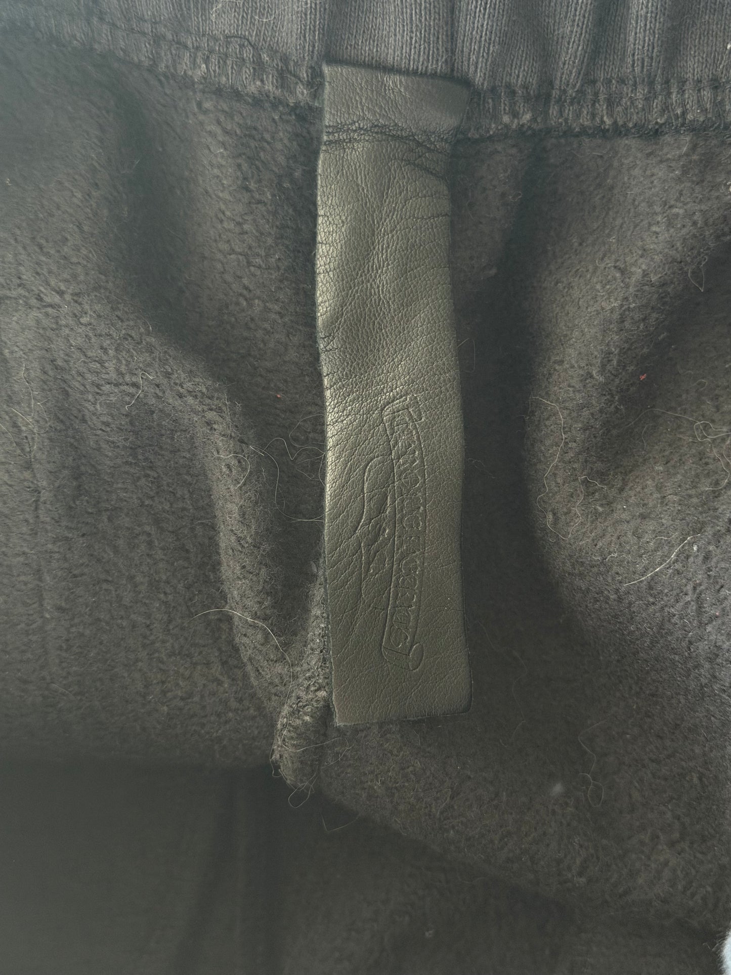 Chrome Hearts Black Triple Cross Patch Paper Jam Sweatpants