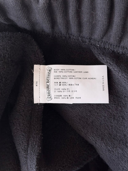 Chrome Hearts Black Triple Cross Patch Paper Jam Sweatpants