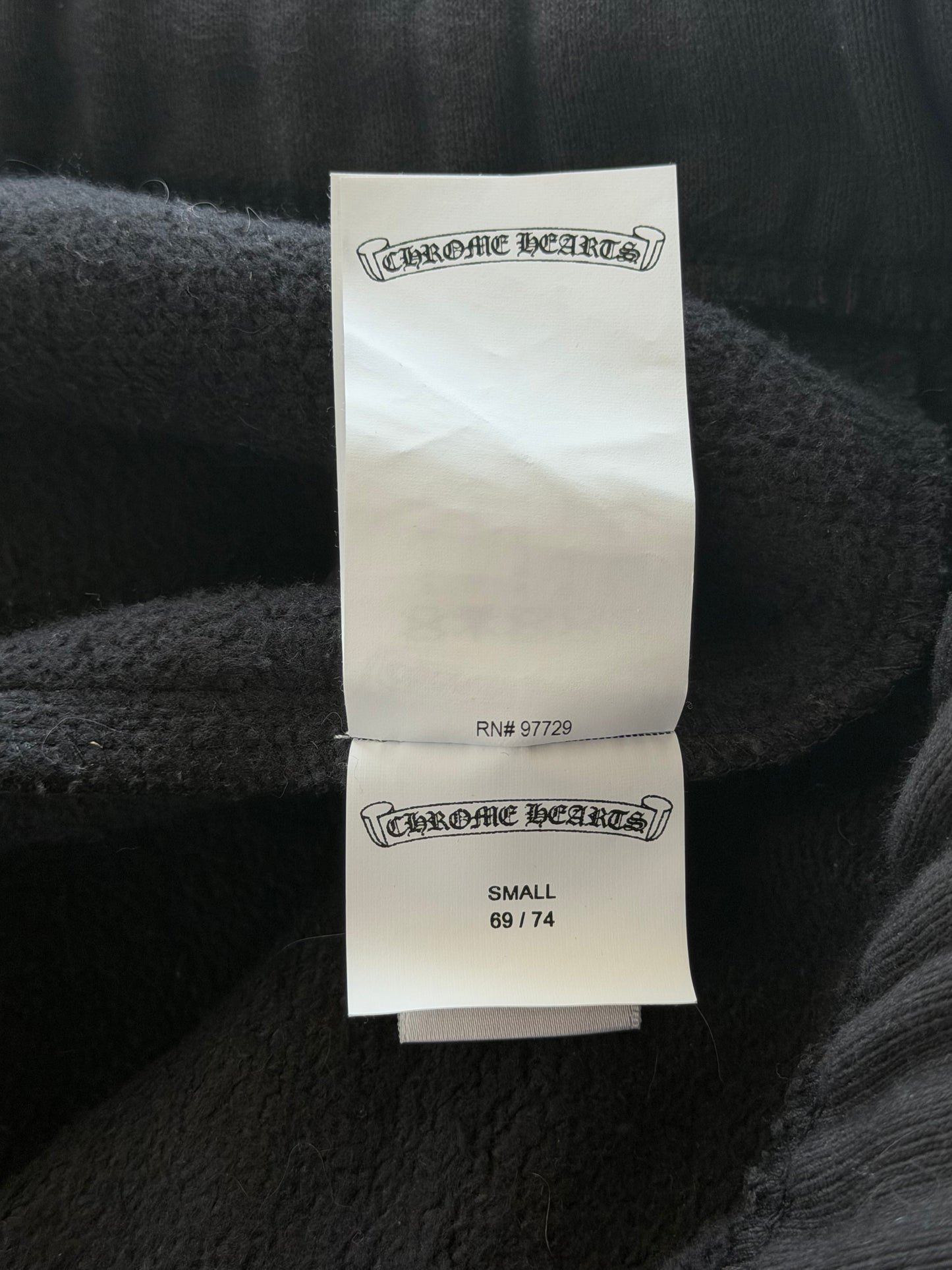 Chrome Hearts Black Triple Cross Patch Paper Jam Sweatpants
