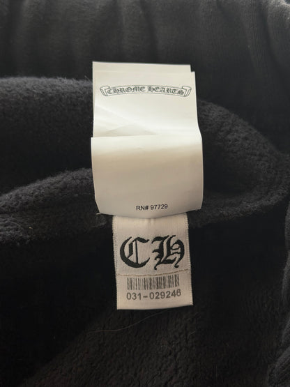Chrome Hearts Black Triple Cross Patch Paper Jam Sweatpants