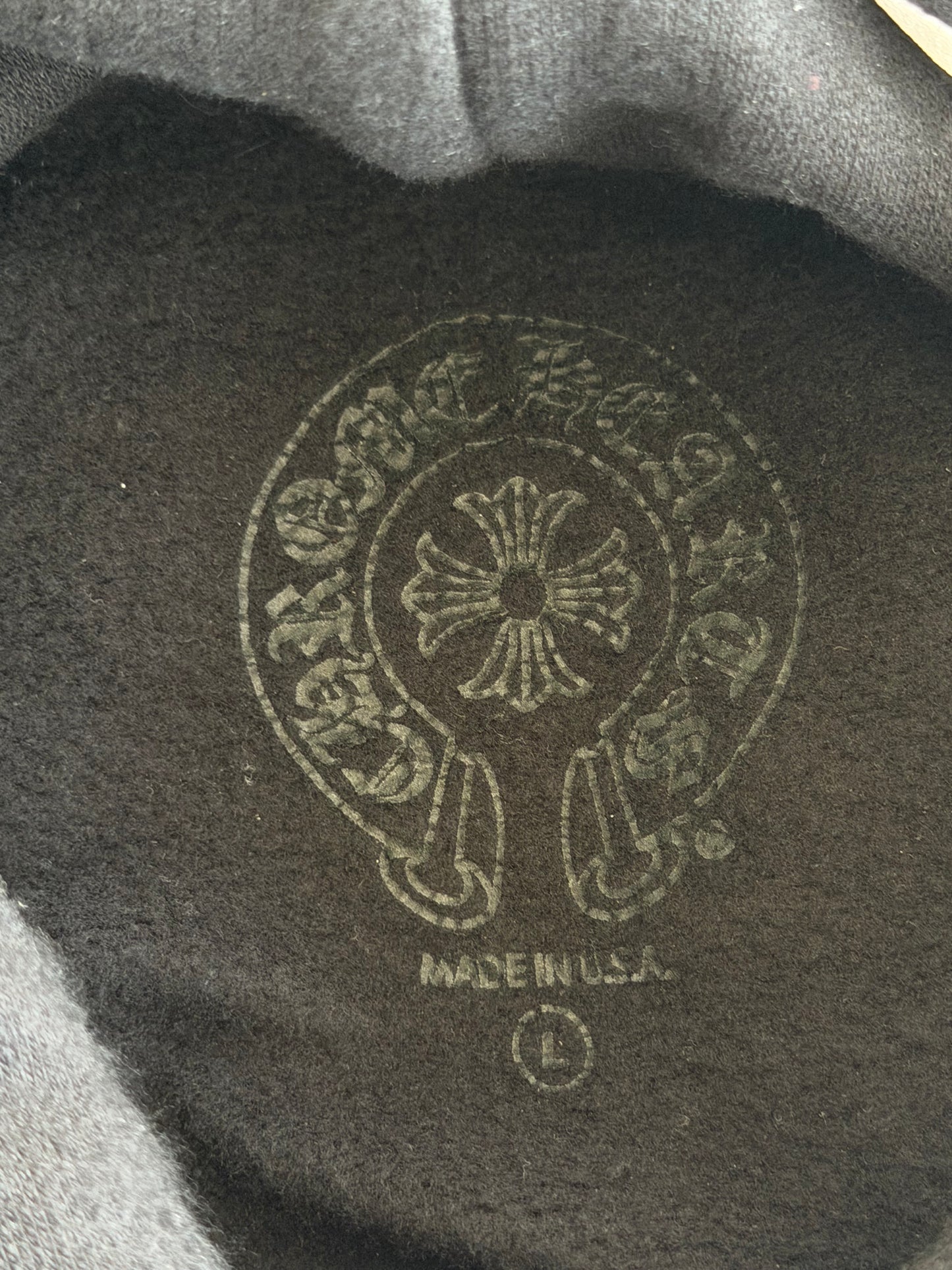 Chrome Hearts Black & Multicolor Stencil Hoodie