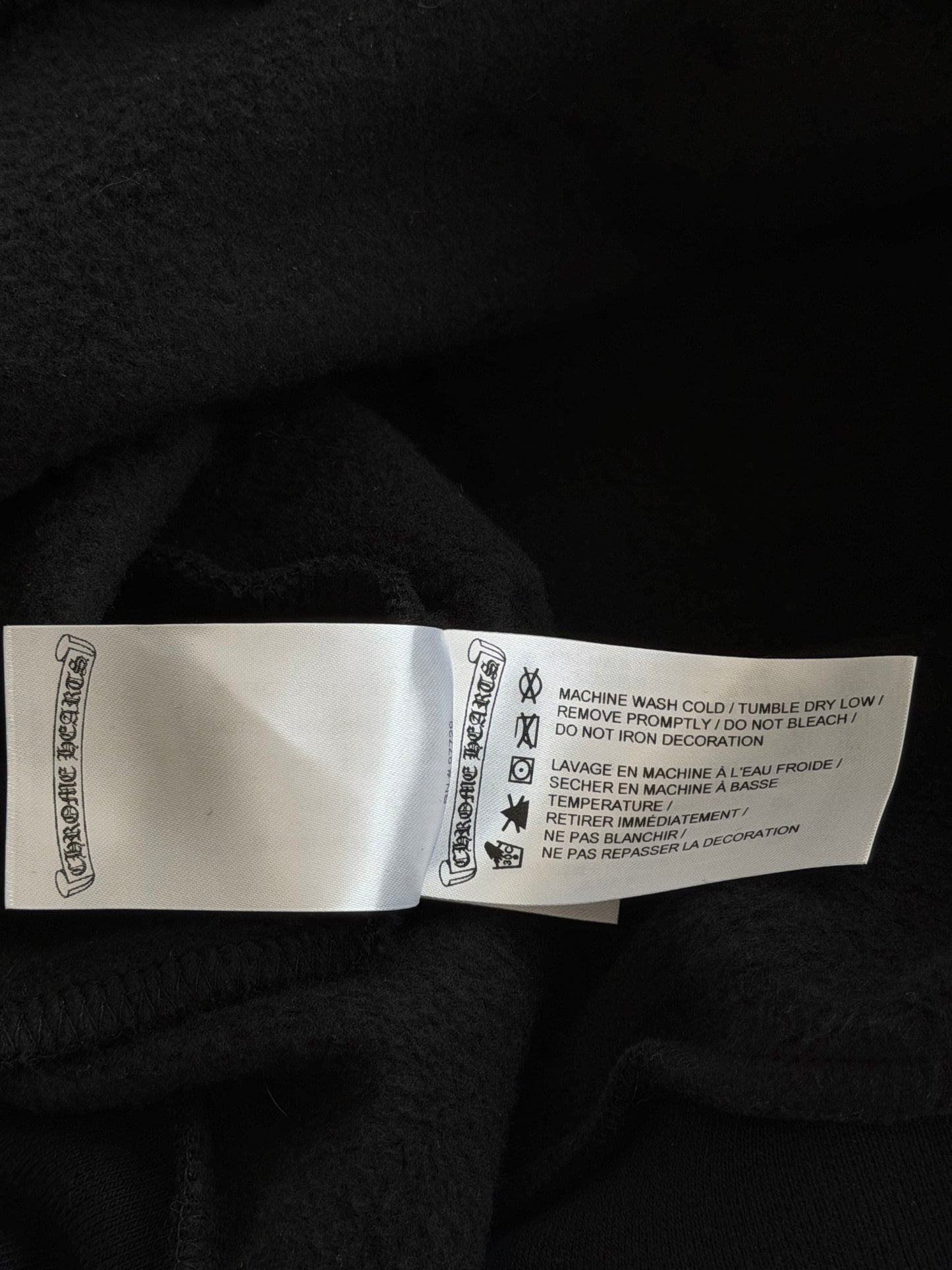 Chrome Hearts Black & Multicolor Stencil Hoodie