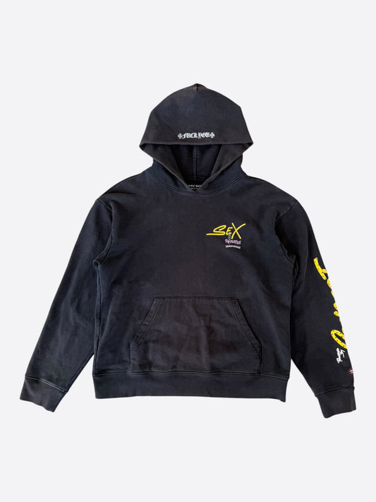 Chrome Hearts Matty Boy Black Sex Records Logo Hoodie