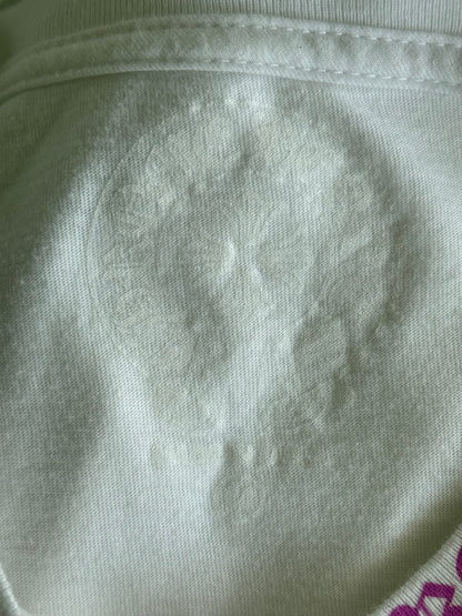 Chrome Hearts White & Purple Neck Logo Longsleeve T-Shirt