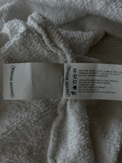 Chrome Hearts White Cross Jacquard Embroidered Hoodie