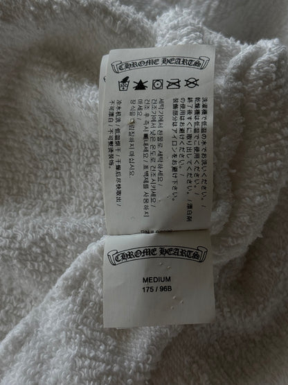Chrome Hearts White Cross Jacquard Embroidered Hoodie