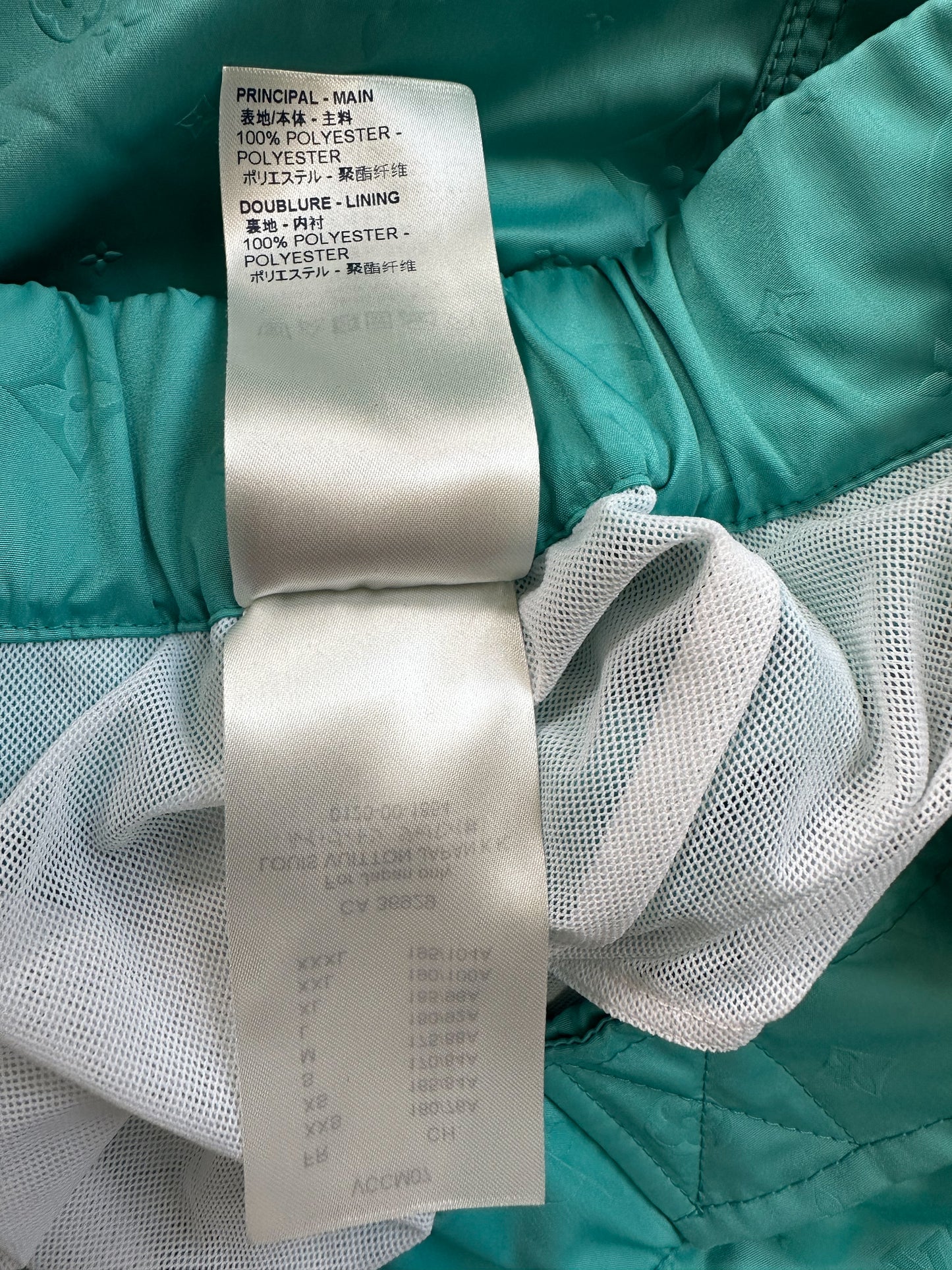 Louis Vuitton Turquoise Monogram Swim Shorts