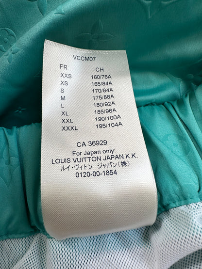 Louis Vuitton Turquoise Monogram Swim Shorts