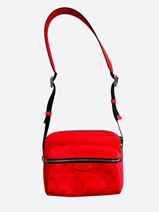 Louis Vuitton Red Monogram Outdoor Messenger Bag