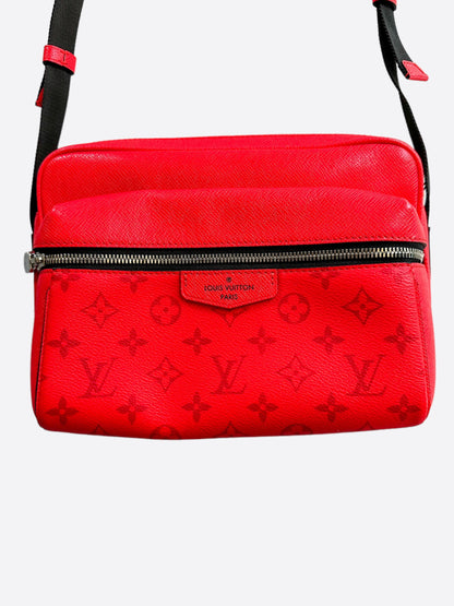 Louis Vuitton Red Monogram Outdoor Messenger Bag