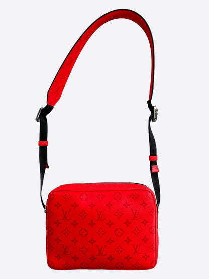 Louis Vuitton Red Monogram Outdoor Messenger Bag