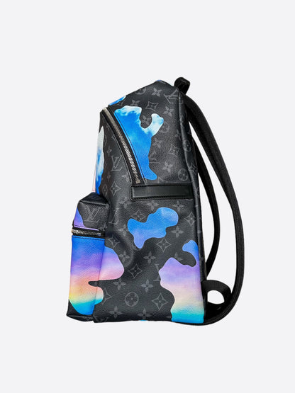 Louis Vuitton Blue Monogram Eclipse Online Exclusive Discovery Backpack