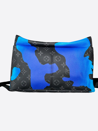 Louis Vuitton Blue Monogram Eclipse Online Exclusive Discovery Backpack