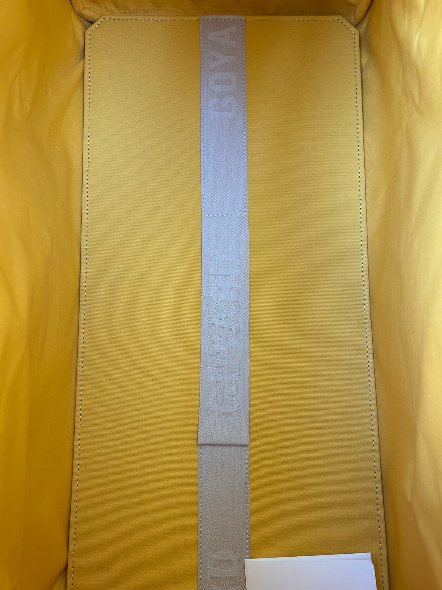 Goyard White Boston 50 Duffel Bag