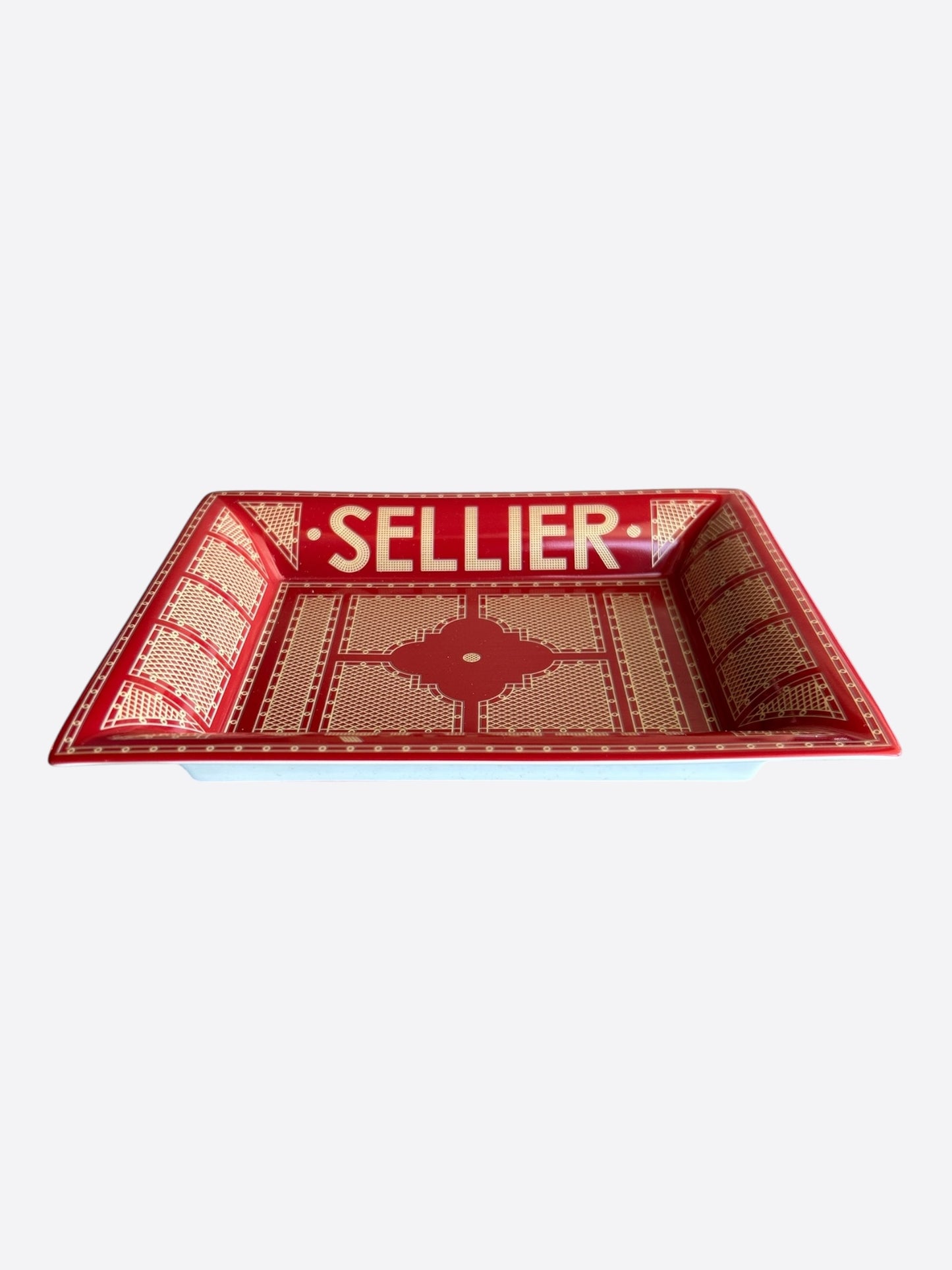 Hermes Red Sellier Change Tray