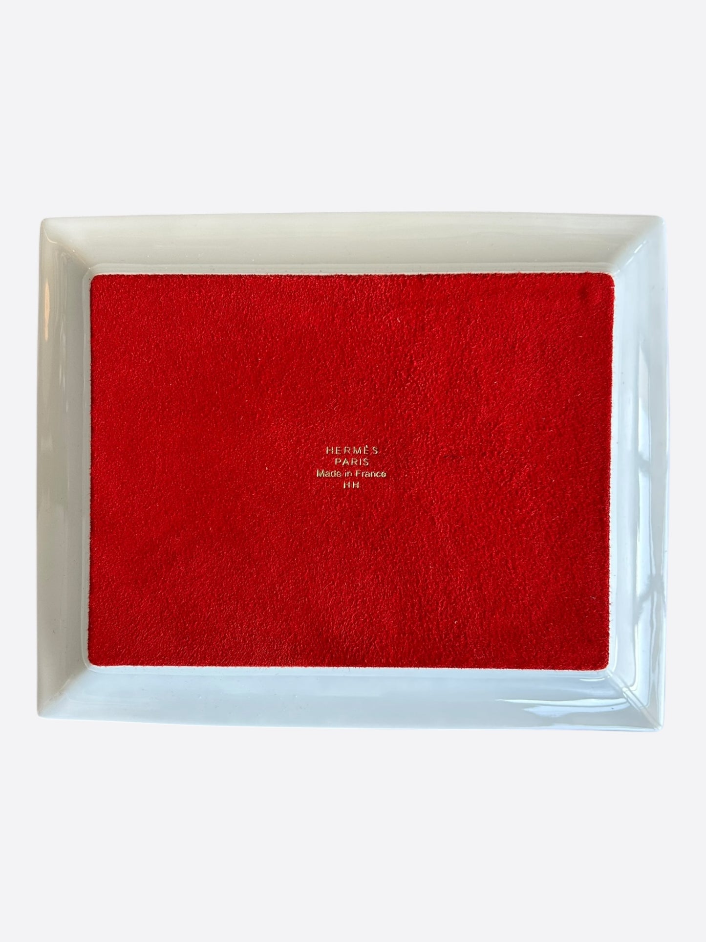 Hermes Red Sellier Change Tray