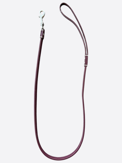 Goyard Burgundy Edmond Dog Leash