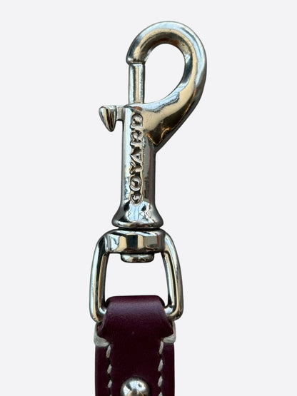 Goyard Burgundy Edmond Dog Leash