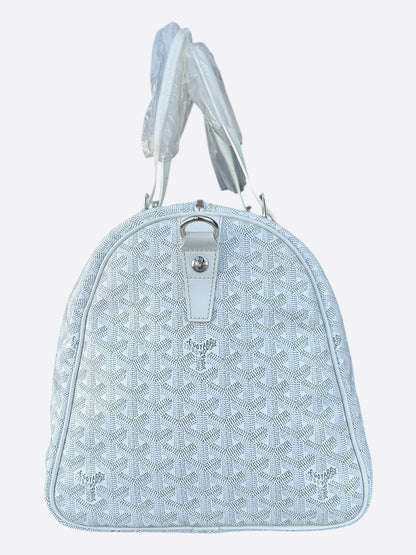 Goyard White Boston 50 Duffel Bag