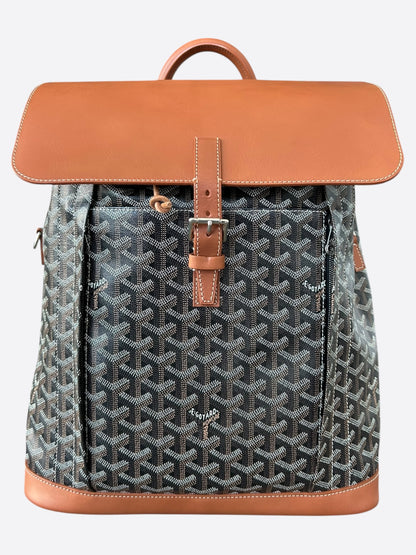Goyard Black & Brown Alpin Backpack