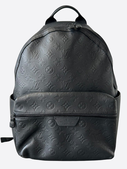 Louis Vuitton Black Shadow Monogram Discovery Backpack