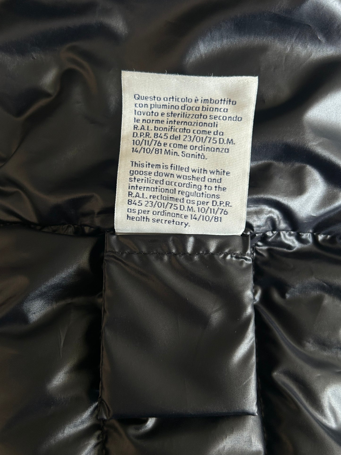 Moncler Black & White Clai Puffer Vest
