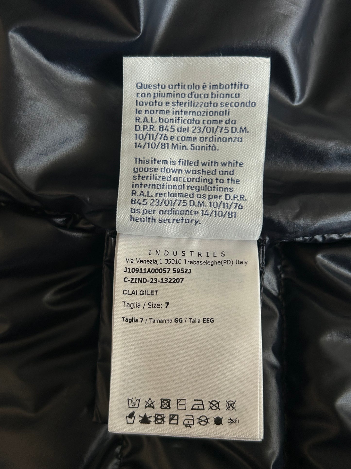 Moncler Black & White Clai Puffer Vest