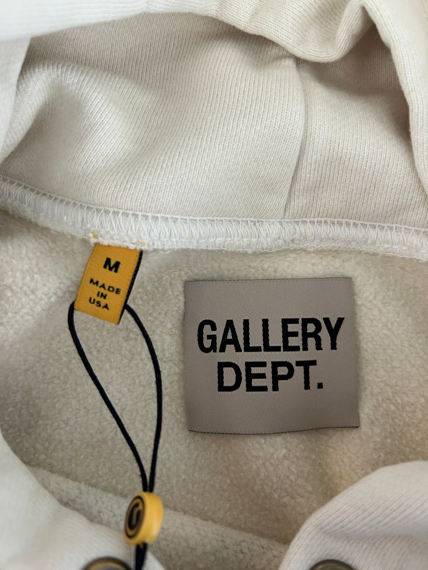 Gallery Dept Cream Boxing Gloves Logo Hoodie