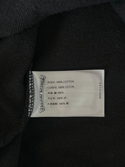 Chrome Hearts Black & White Cross Jacquard Horseshoe Logo Hoodie