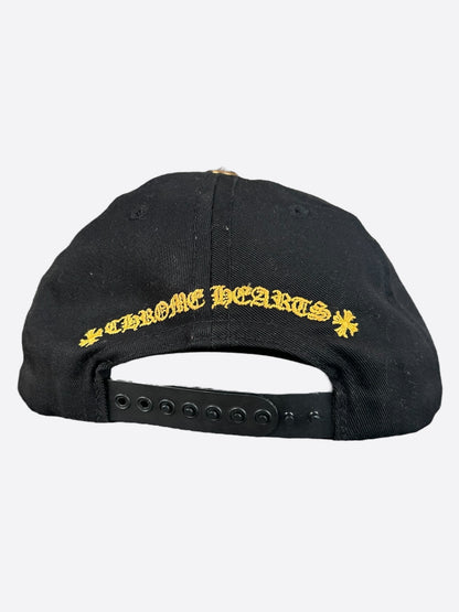 Chrome Hearts Black & Yellow CH Logo Hat