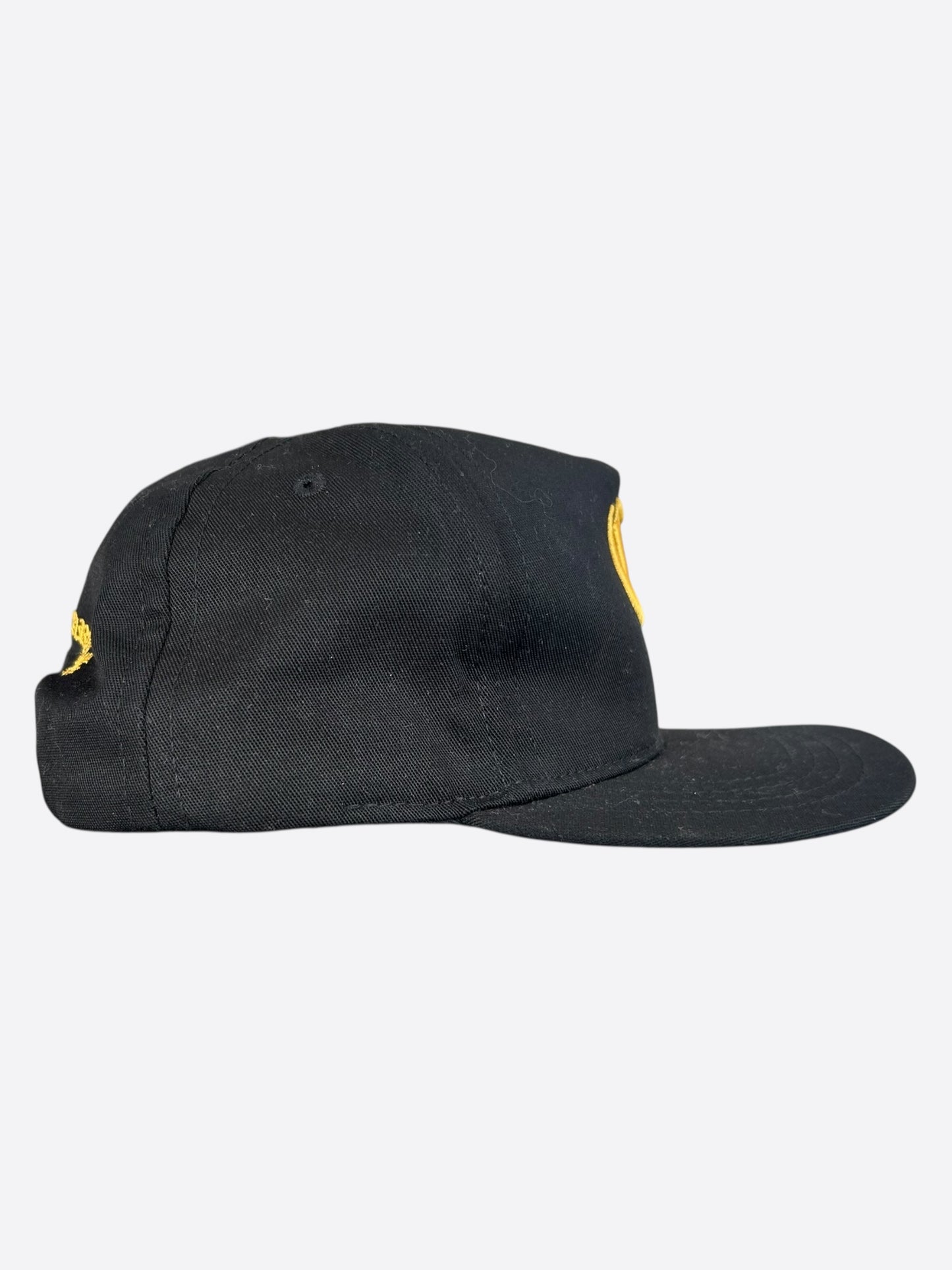 Chrome Hearts Black & Yellow CH Logo Hat