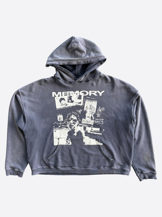 Enfants Riches Deprimes Faded Black & White Memory Hoodie