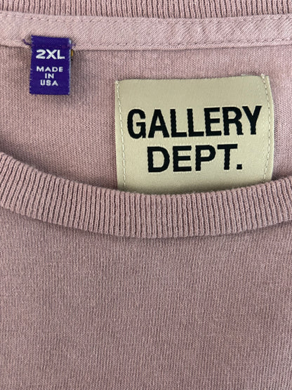 Gallery Dept Dusty Pink Psychology Ed Paint Splatter T-Shirt