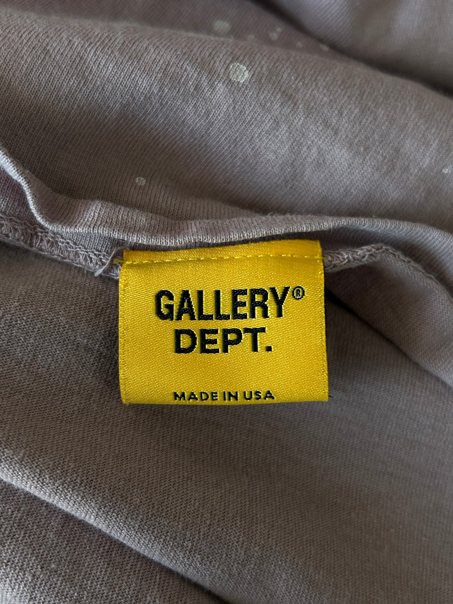 Gallery Dept Dusty Pink Psychology Ed Paint Splatter T-Shirt