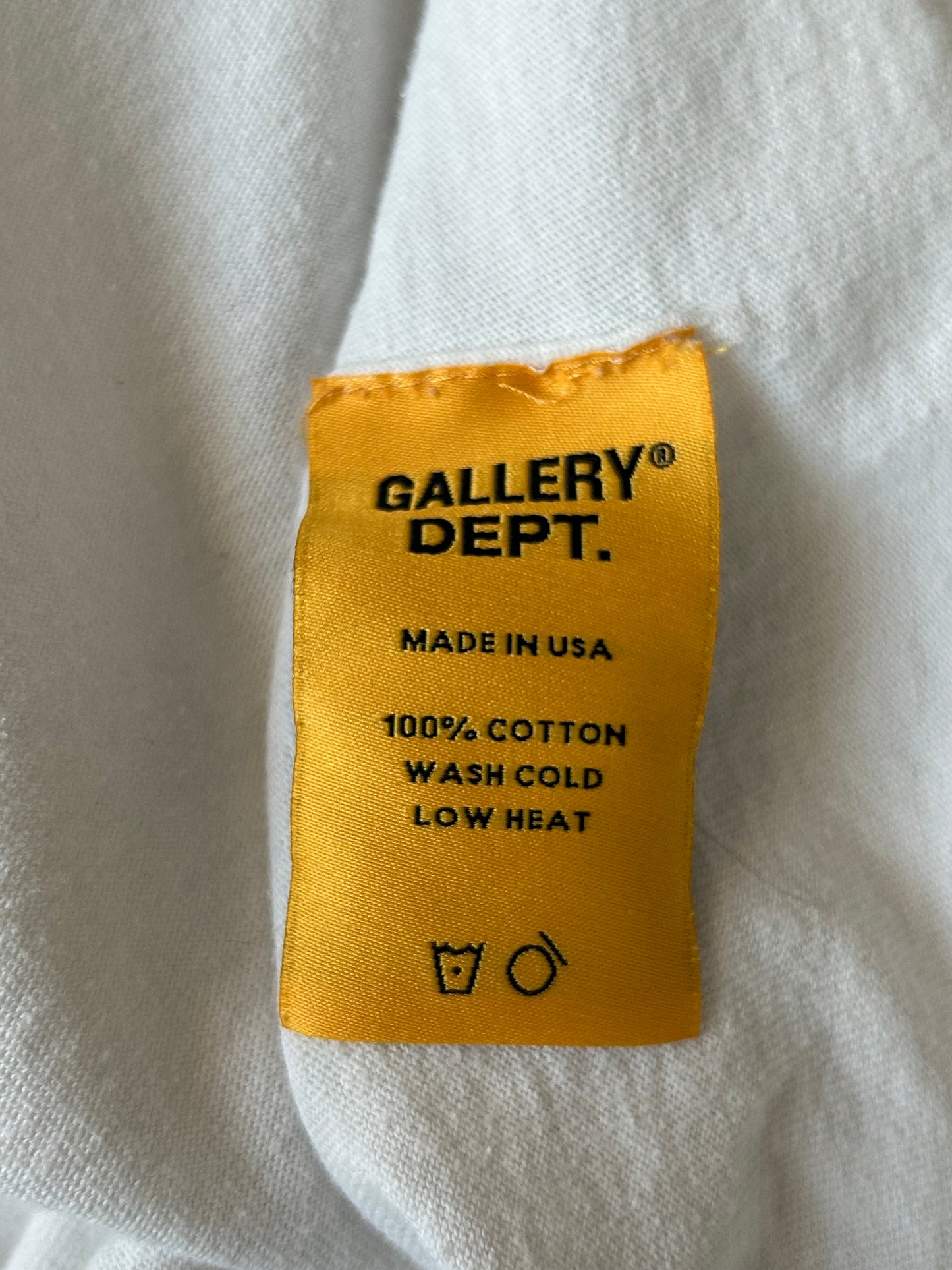 Gallery Dept White & Black French Logo Longsleeve T-Shirt